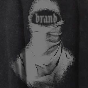 Concert Outfit Retro Distressed Character Print Street Rap Vest