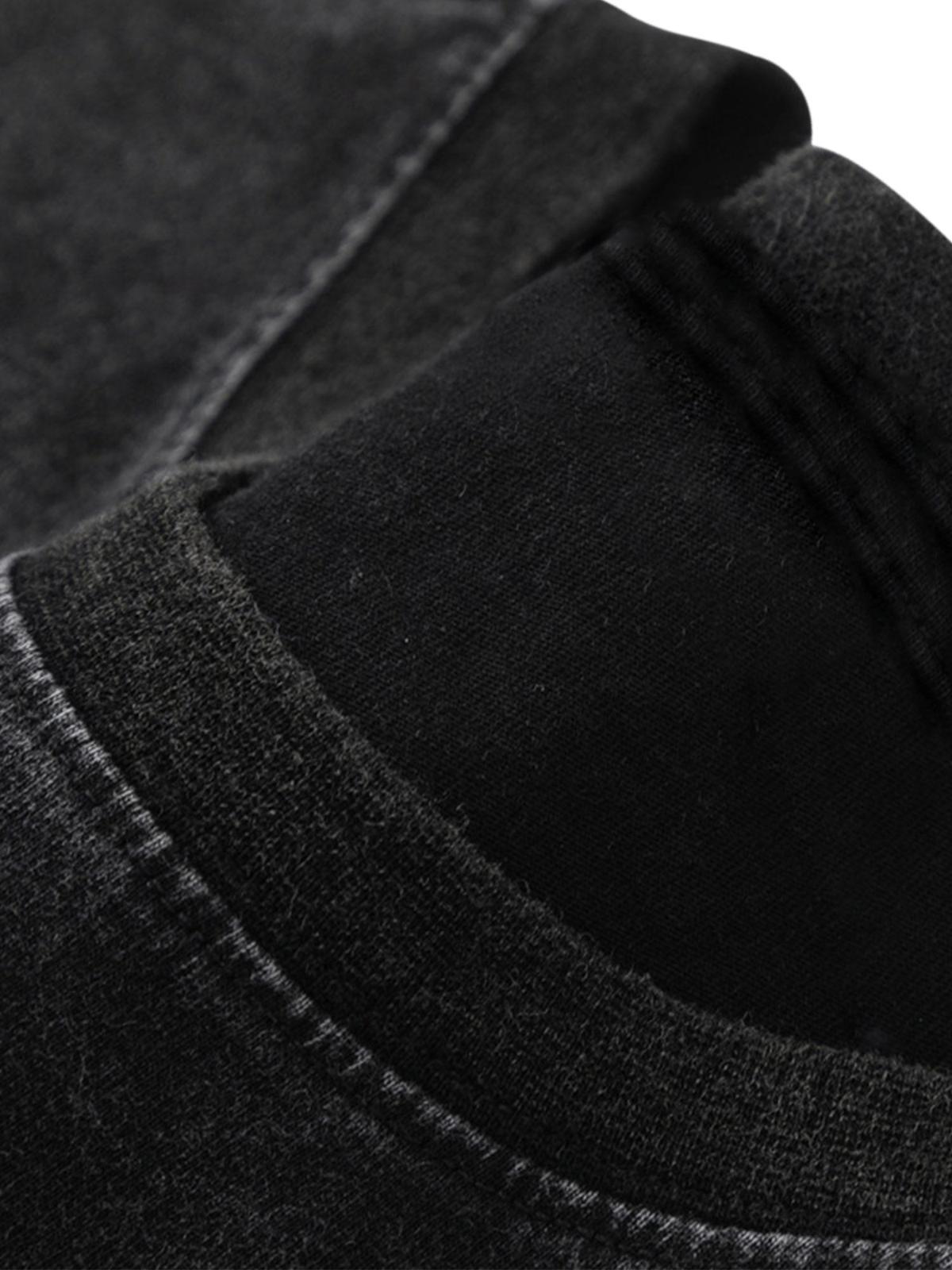 Concert Outfit Retro Distressed Character Print Street Rap Vest Concert Outfit Retro Distressed Character Print Street Rap Vest