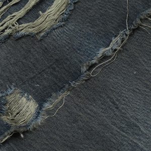 Concert Outfit Retro Distressed Faux Two-Piece Ripped Jeans