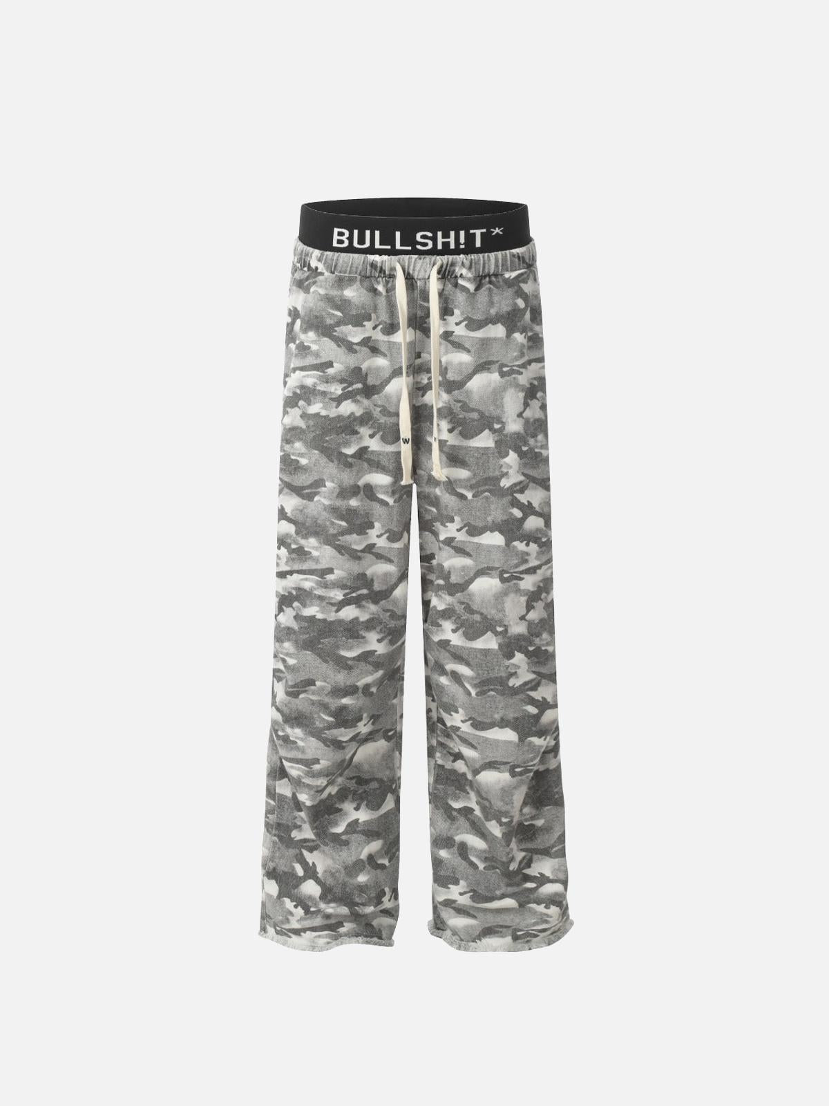 Concert Outfit Retro Fake Two-Piece Camouflage Pants Concert Outfit Retro Fake Two-Piece Camouflage Pants
