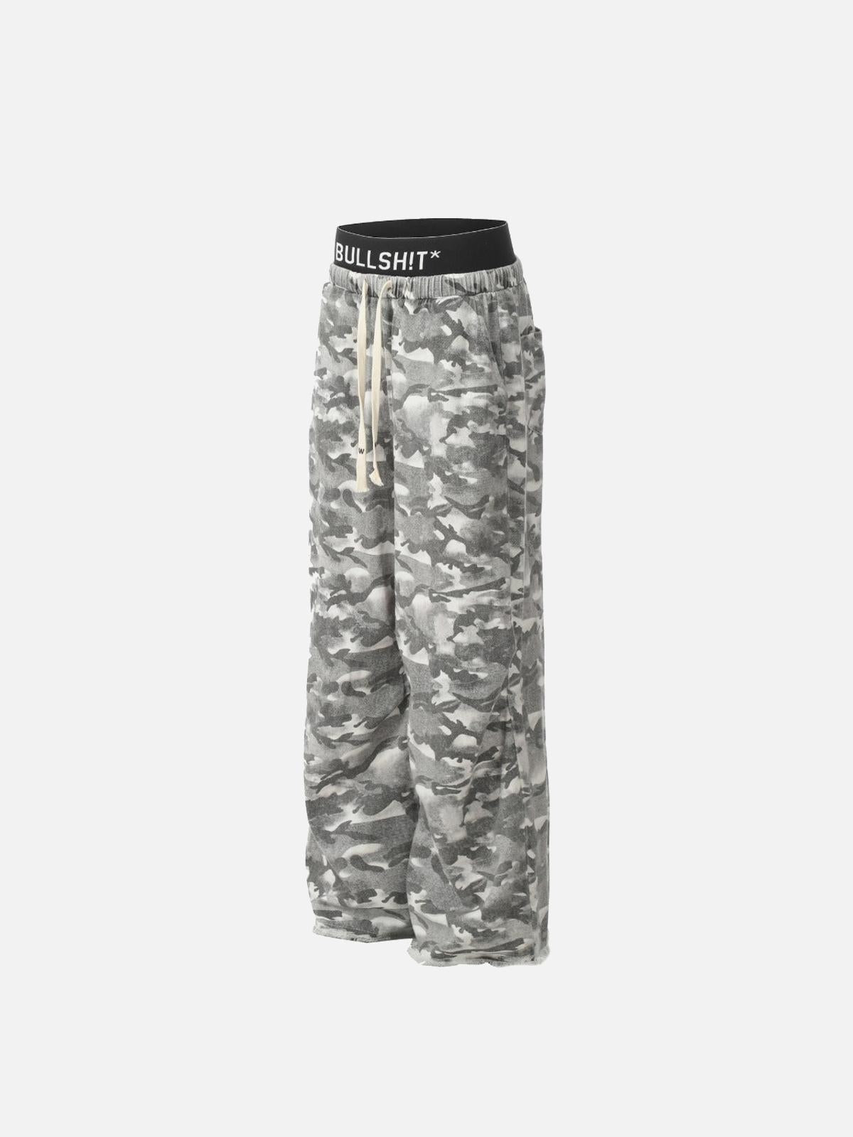 Concert Outfit Retro Fake Two-Piece Camouflage Pants Concert Outfit Retro Fake Two-Piece Camouflage Pants