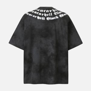 Concert Outfit Retro Gradient Crew Neck Shirt