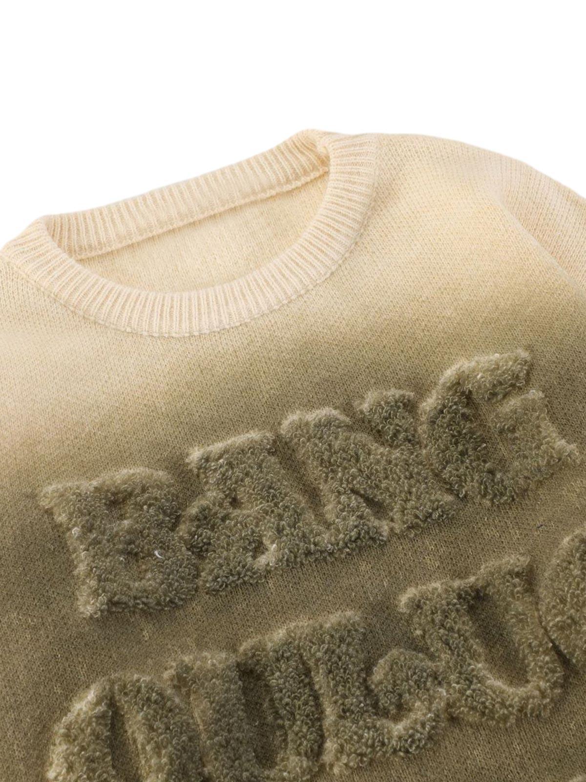 Concert Outfit Retro Gradient Crewneck Sweater Concert Outfit Retro Gradient Crewneck Sweater