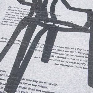 Concert Outfit Retro Graffiti Chair Lettering T-Shirt