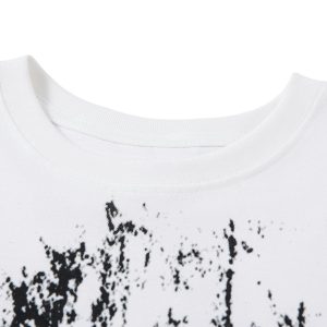 Concert Outfit Retro Graffiti Lettering T-Shirt