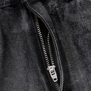 Concert Outfit Retro Hand-Brushed Glitter Flare Jeans