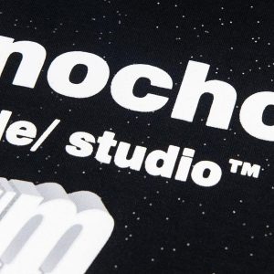 Concert Outfit Retro Heavy Starry Sky Print Font Design Short-Sleeved T-Shirt