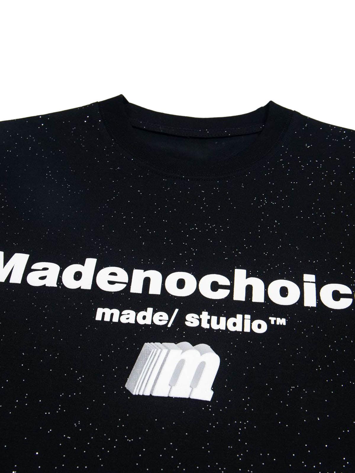 Concert Outfit Retro Heavy Starry Sky Print Font Design Short-Sleeved T-Shirt Concert Outfit Retro Heavy Starry Sky Print Font Design Short-Sleeved T-Shirt