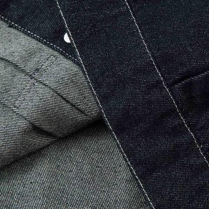 Concert Outfit Retro Heavy Washed Contrast Color Denim Jacket