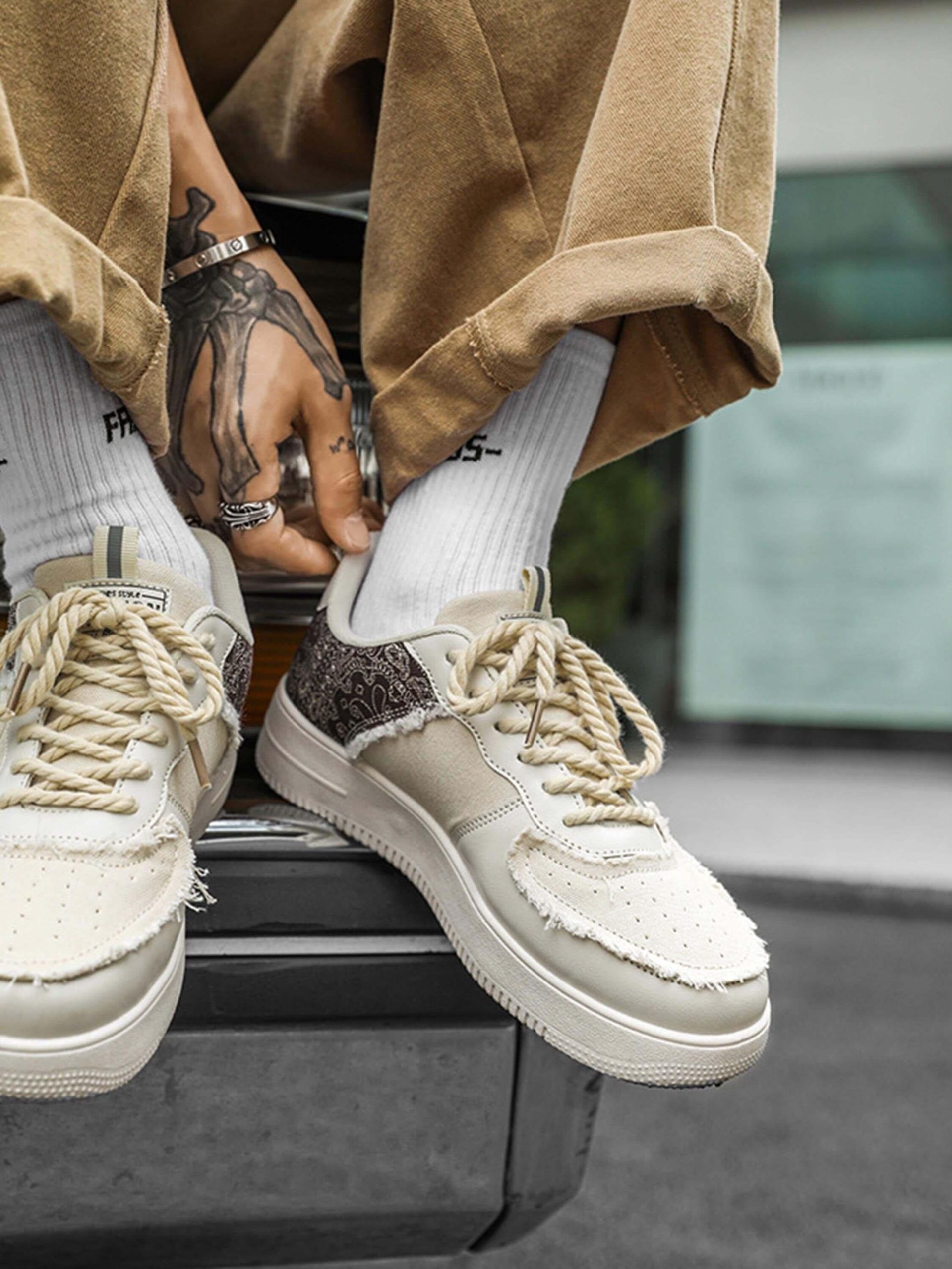 Concert Outfit Retro High Street Men's Low Top Skate Casual Shoes Concert Outfit Retro High Street Men's Low Top Skate Casual Shoes