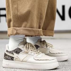 Concert Outfit Retro High Street Men's Low Top Skate Casual Shoes