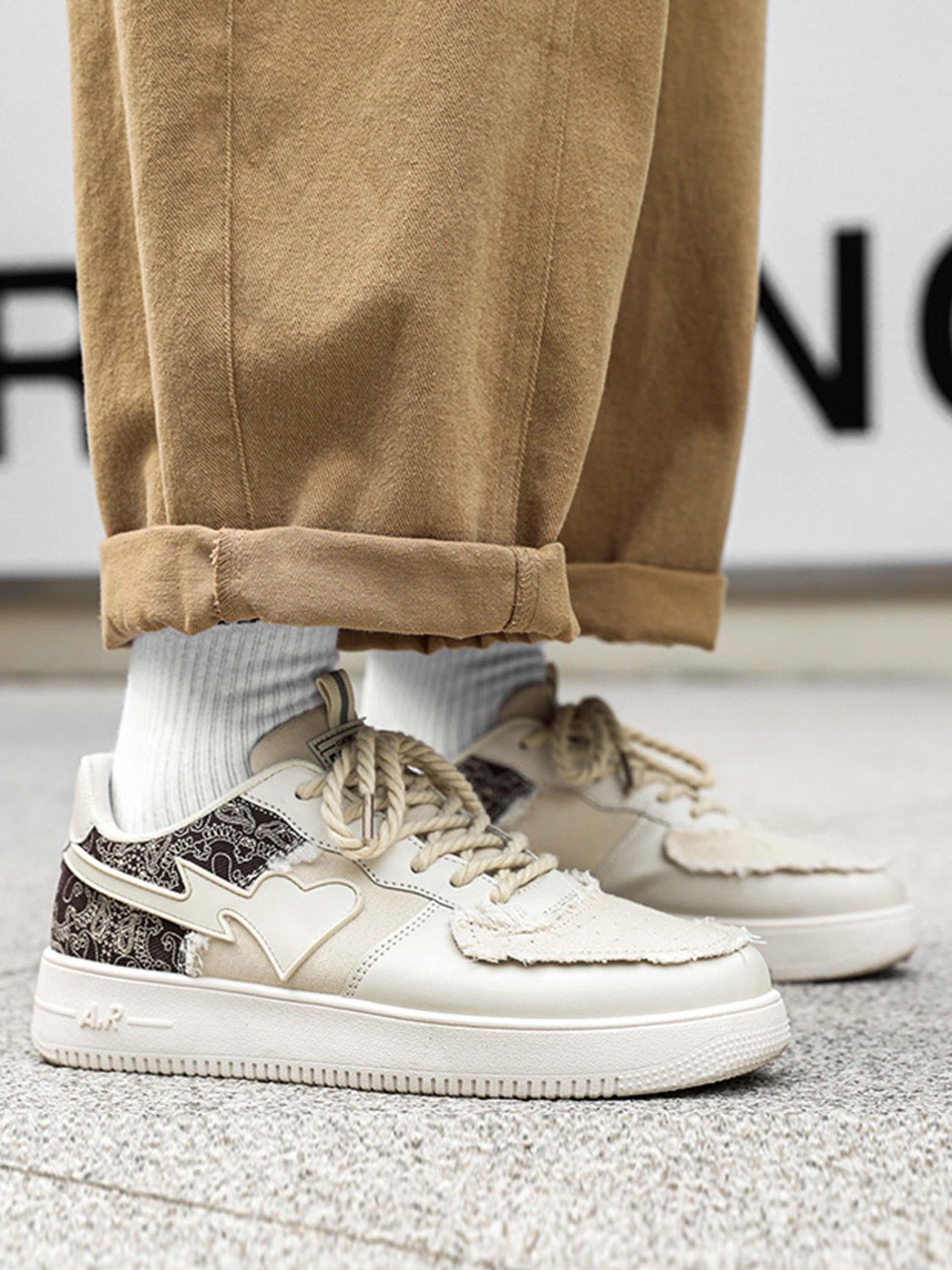 Concert Outfit Retro High Street Men's Low Top Skate Casual Shoes Concert Outfit Retro High Street Men's Low Top Skate Casual Shoes