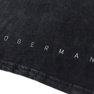 Concert Outfit Retro Hip-Hop Doberman Print T-Shirt