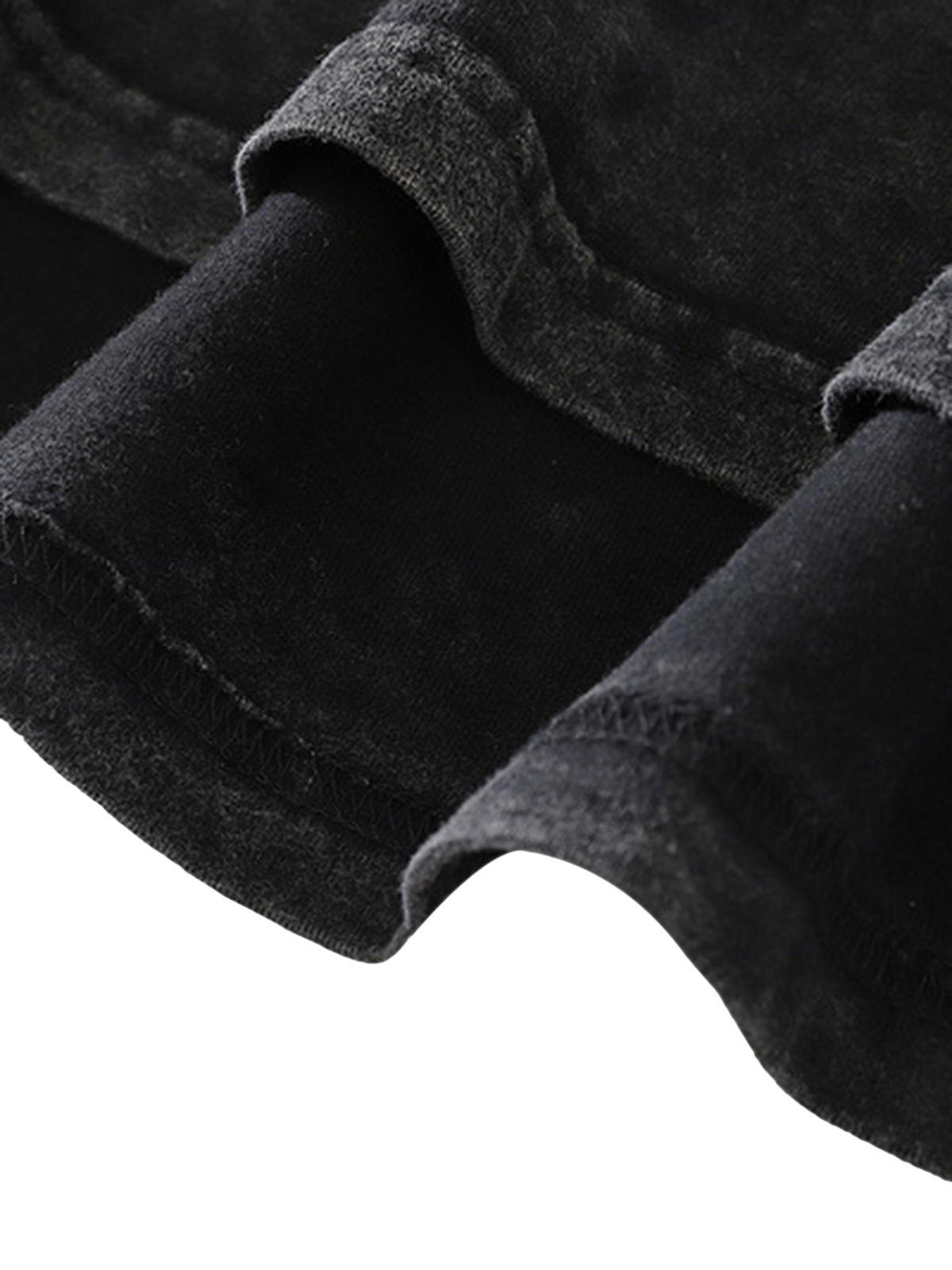 Concert Outfit Retro Hip-Hop Doberman Print T-Shirt Concert Outfit Retro Hip-Hop Doberman Print T-Shirt