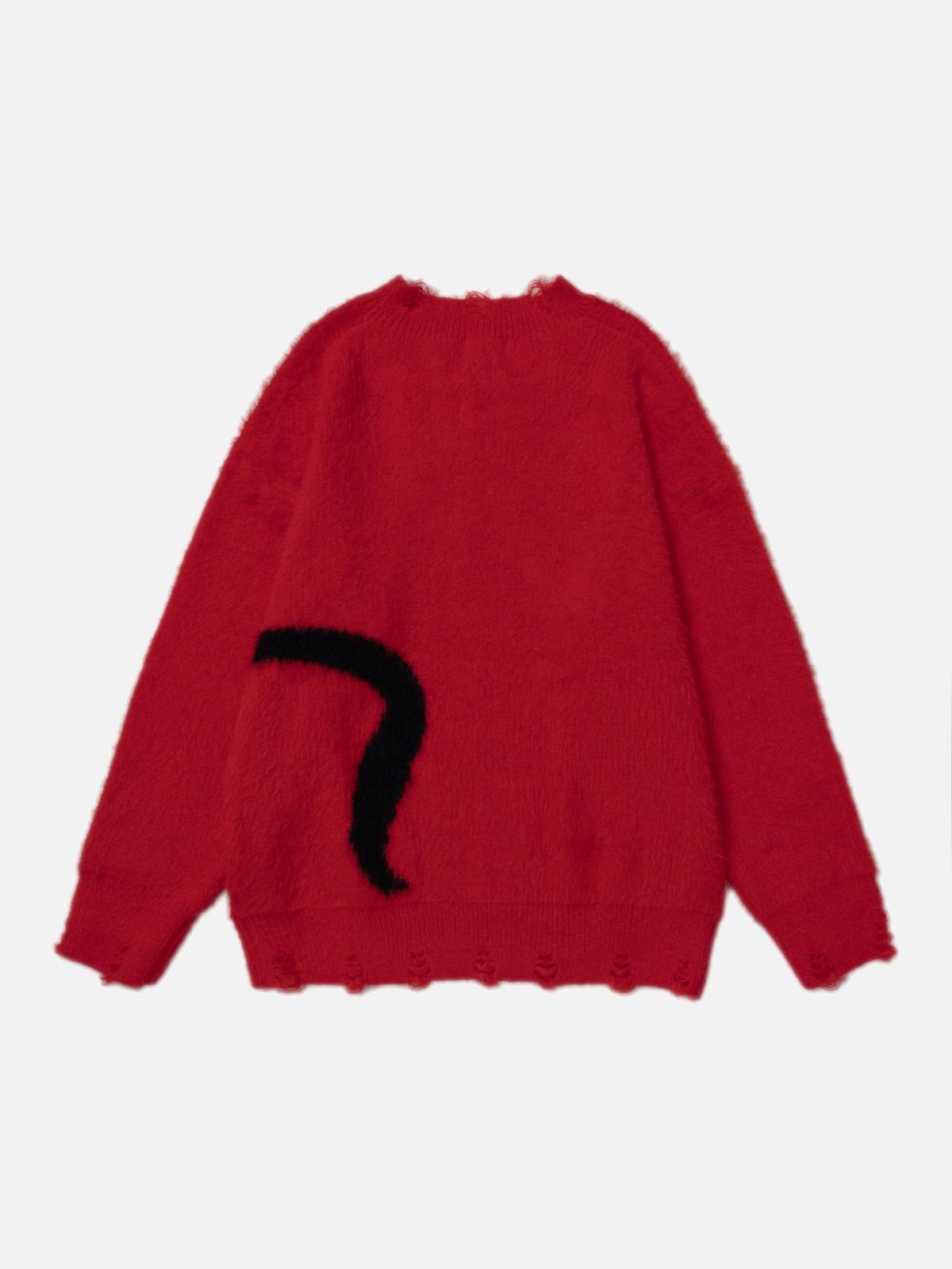 Concert Outfit Retro Lazy Cat Sweater Concert Outfit Retro Lazy Cat Sweater