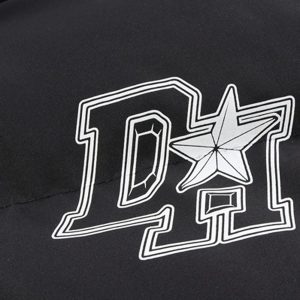 Concert Outfit Retro Letter Print Down Jacket