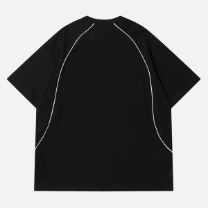 Concert Outfit Retro Letter Print T-Shirt