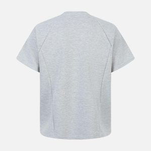 Concert Outfit Retro Loose-Leaf Flyer Cleanfit Structure T-Shirt