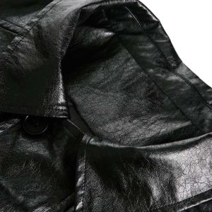 Concert Outfit Retro Motorcycle PU Leather Jacket