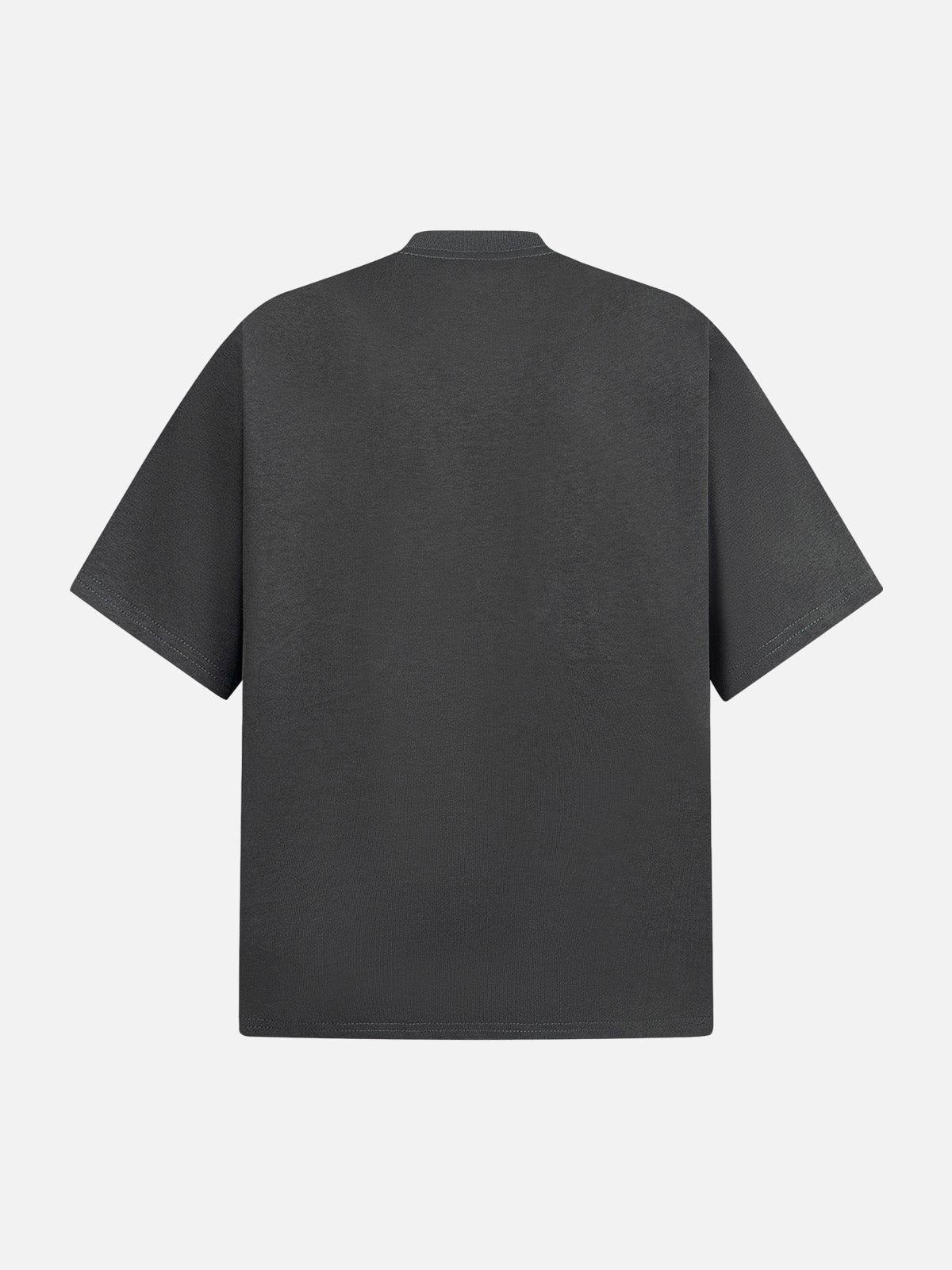 Concert Outfit Retro Oil Painting Print T-Shirt Concert Outfit Retro Oil Painting Print T-Shirt