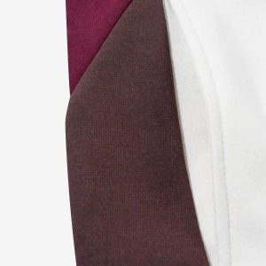 Concert Outfit Retro Patchwork Hip-Hop Hoodie