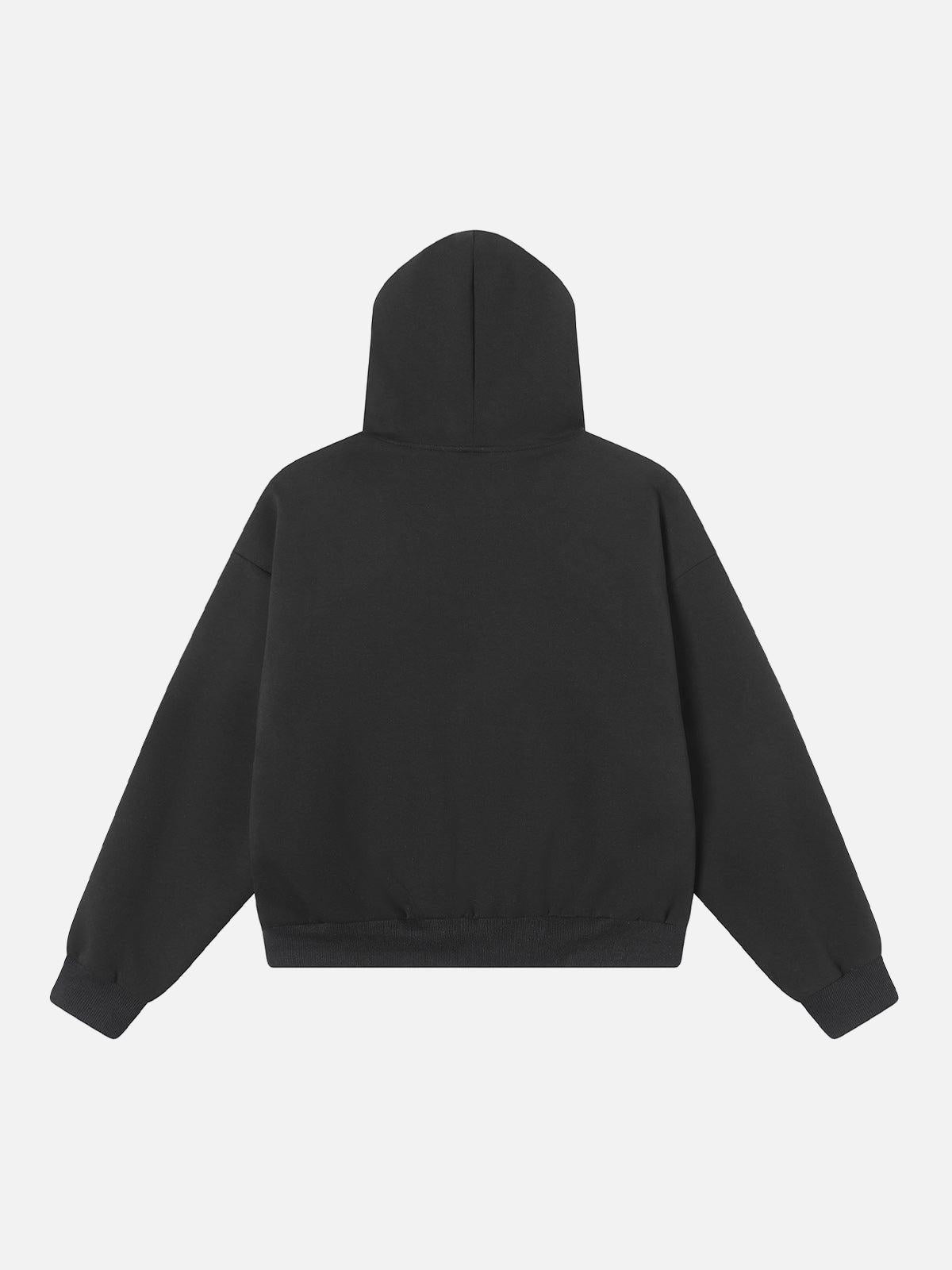 Concert Outfit Retro Plaid Lining Zip Up Hooded Sweatshirt Concert Outfit Retro Plaid Lining Zip Up Hooded Sweatshirt