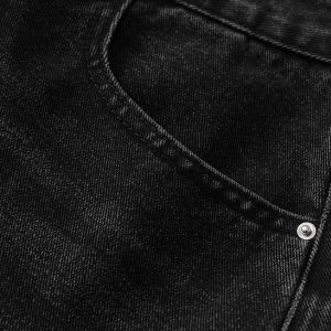 Concert Outfit Retro Ripped Contrast Plaid Denim Shorts