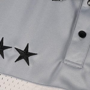 Concert Outfit Retro Sports Jersey Polo Shirt