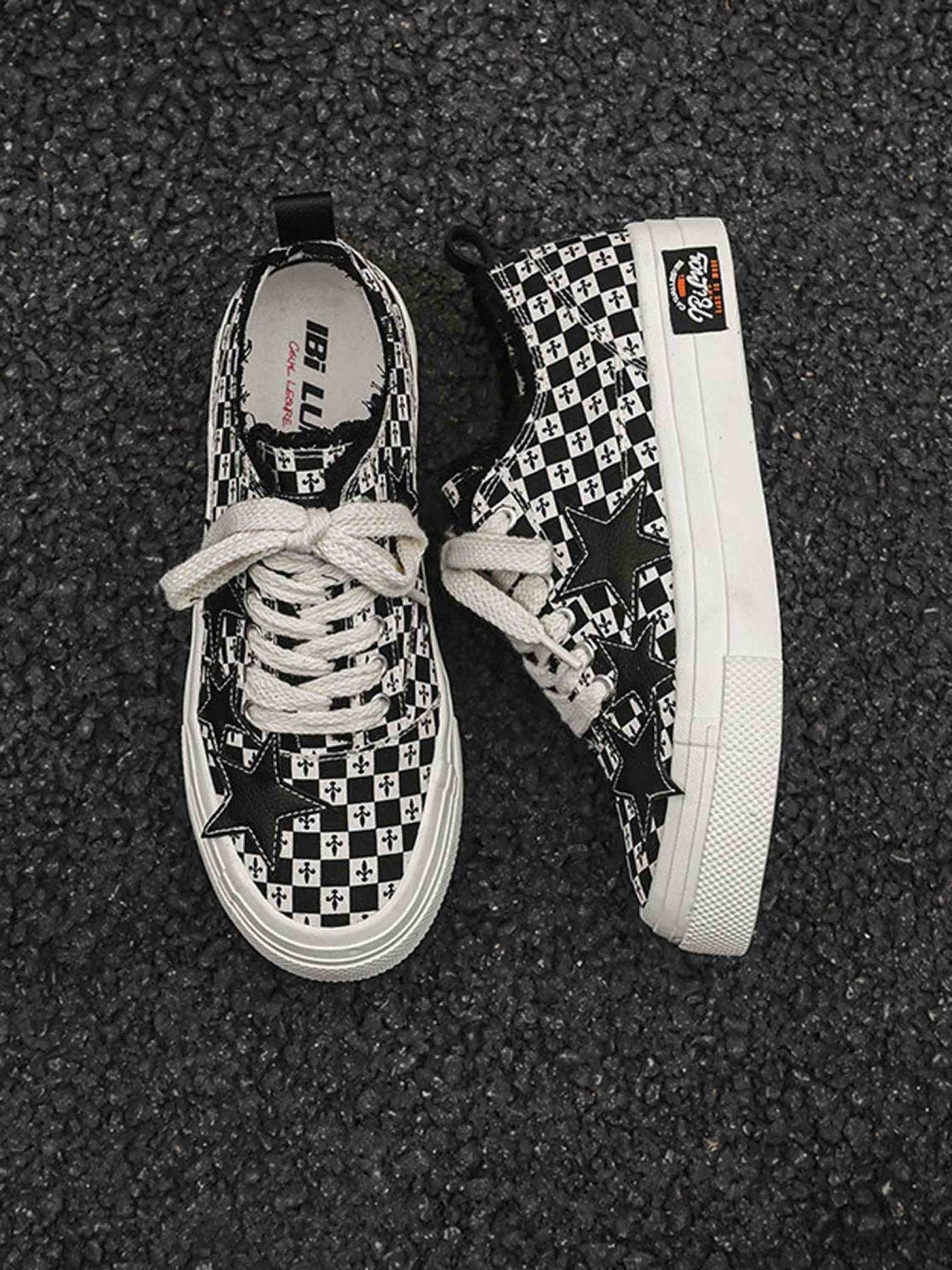 Concert Outfit Retro Star Canvas Shoes Concert Outfit Retro Star Canvas Shoes