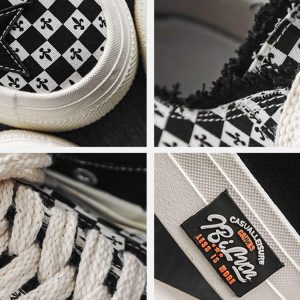 Concert Outfit Retro Star Canvas Shoes