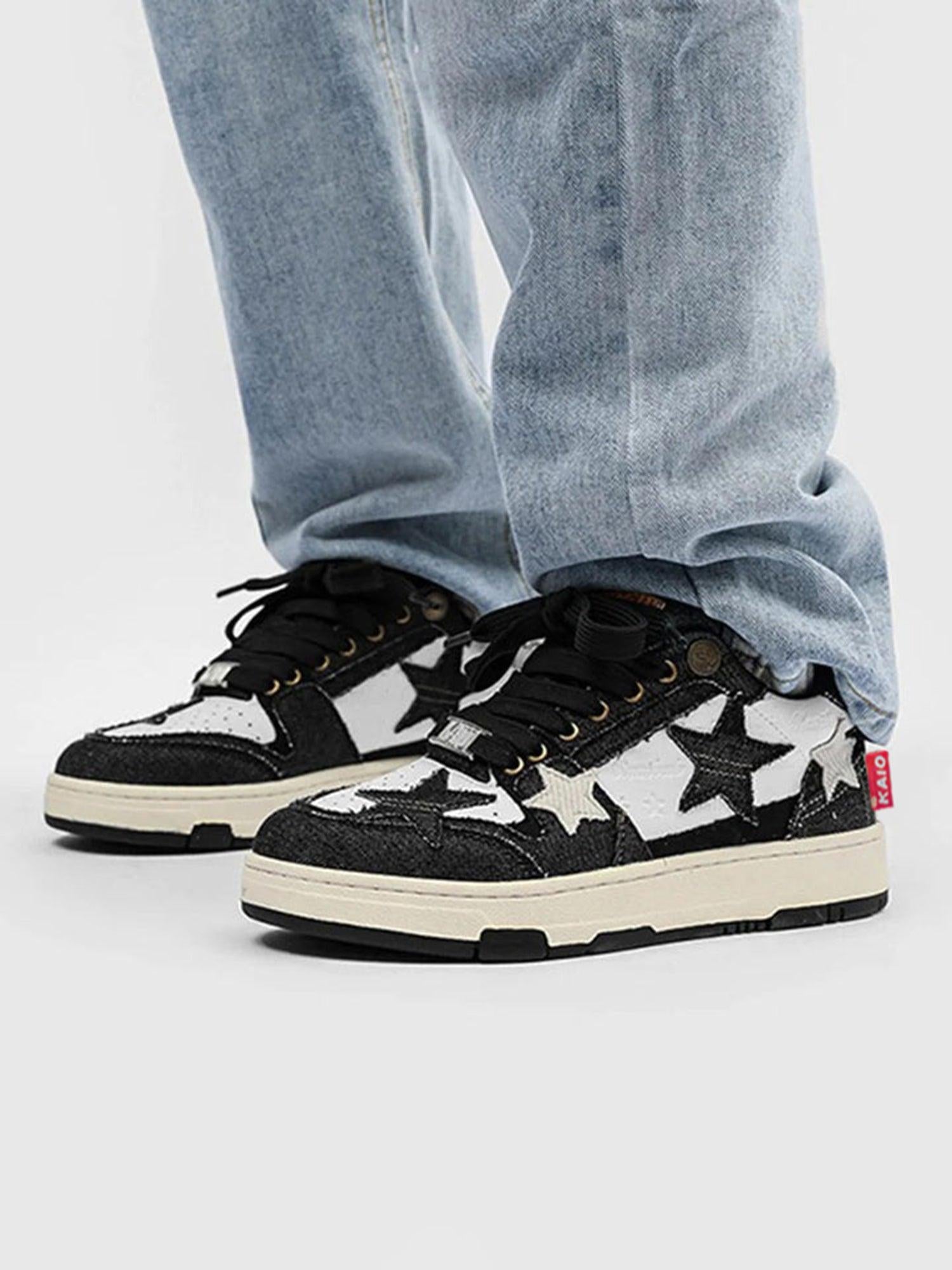 Concert Outfit Retro Star Elements Casual Board Shoes Concert Outfit Retro Star Elements Casual Board Shoes