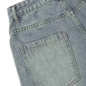 Concert Outfit Retro Stitching Diamonds Embroidery Shorts