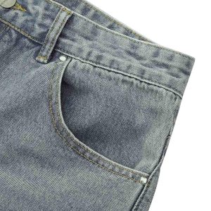 Concert Outfit Retro Stitching Diamonds Embroidery Shorts