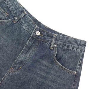 Concert Outfit Retro Stitching Diamonds Embroidery Shorts