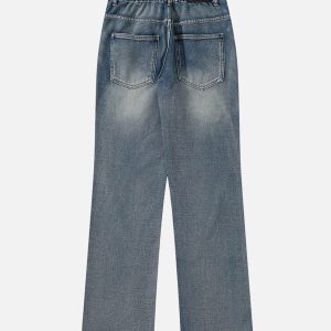 Concert Outfit Retro Straight Casual Jeans