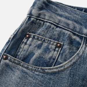 Concert Outfit Retro Straight Casual Jeans