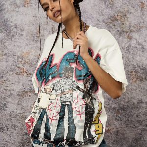 Concert Outfit Retro Street GLESA Graphic T-Shirt