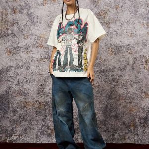 Concert Outfit Retro Street GLESA Graphic T-Shirt