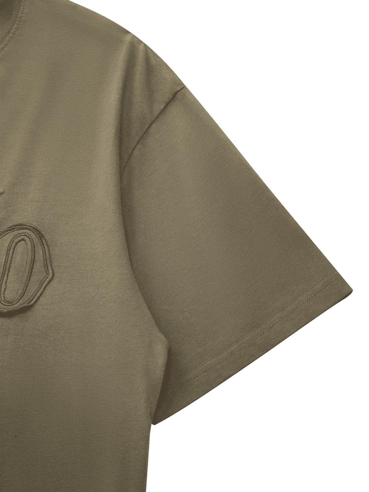 Concert Outfit Retro Street Gradient Star Embroidery Rap T-Shirt Concert Outfit Retro Street Gradient Star Embroidery Rap T-Shirt