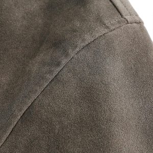 Concert Outfit Retro Suede Detroit Motorcycle Jacket