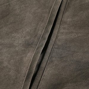 Concert Outfit Retro Suede Detroit Motorcycle Jacket