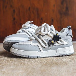 Concert Outfit Retro Twine Dirty Braid Board Shoes