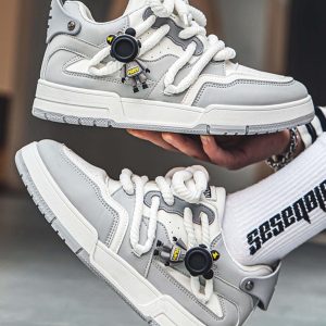 Concert Outfit Retro Twine Dirty Braid Board Shoes