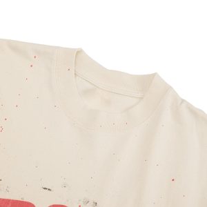 Concert Outfit Retro Washed Dissolved Heart T-Shirt