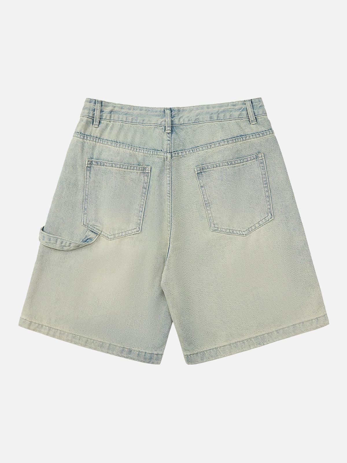 Concert Outfit Retro Washed Hip-Hop Shorts Concert Outfit Retro Washed Hip-Hop Shorts