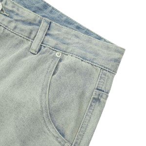 Concert Outfit Retro Washed Hip-Hop Shorts