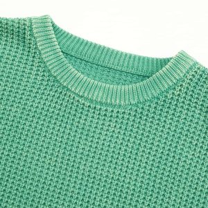 Concert Outfit Retro Washed Old Label Sweater