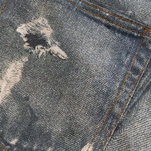 Concert Outfit Retro Washed Ripped Flare Jeans