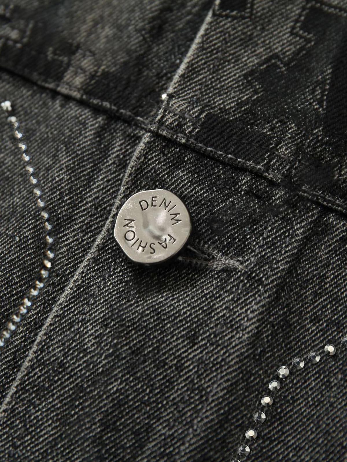 Concert Outfit Retro Wasteland Rivet Denim Vest Concert Outfit Retro Wasteland Rivet Denim Vest