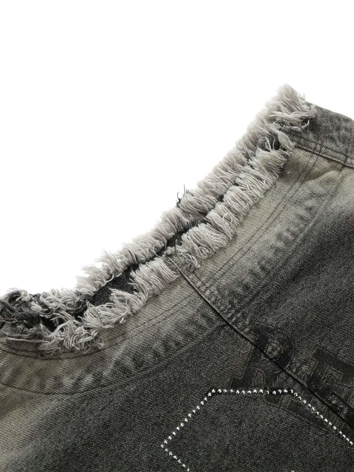 Concert Outfit Retro Wasteland Rivet Denim Vest Concert Outfit Retro Wasteland Rivet Denim Vest